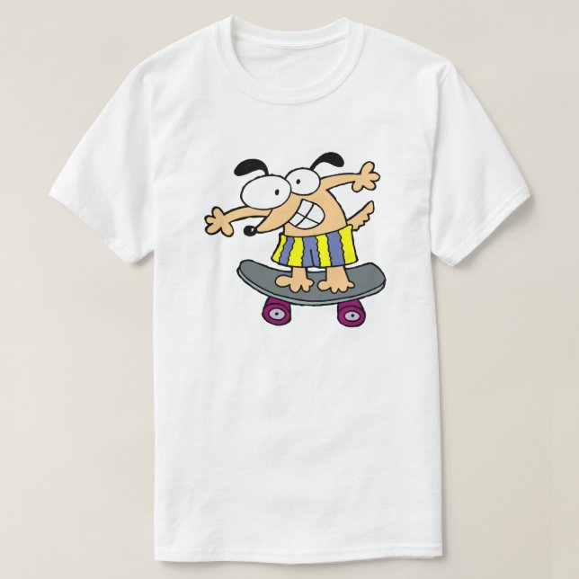 Camiseta Skateboarder Personajes Skateboarding Fun Skateboa (Diseño del anverso)