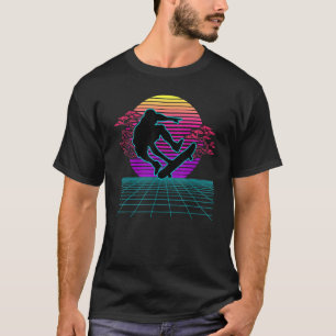 Camiseta Skateboarder Retro 80 estilo Vaporwave Skateboardi