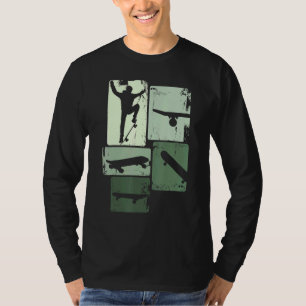 Camiseta Skateboarder Skateboarder Retro Skateboard para ni