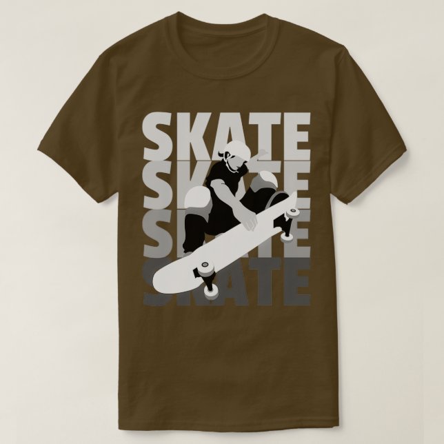 Camiseta Skateboarder Skateboarding (Diseño del anverso)