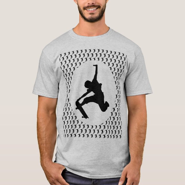 Camiseta Skateboarder Skateboarding Skateboard Silhouette (Anverso)