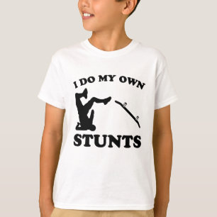 Camiseta Skateboarder Stunts Fun Skateboard Gift
