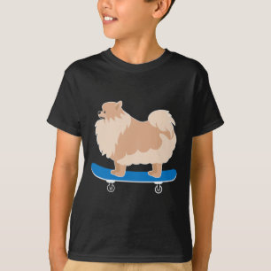 Camiseta Skateboarders Juguete Pom Dog Patinando - Patineta