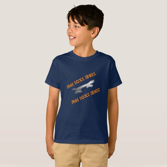 Camiseta Skateboarding (Anverso completo)