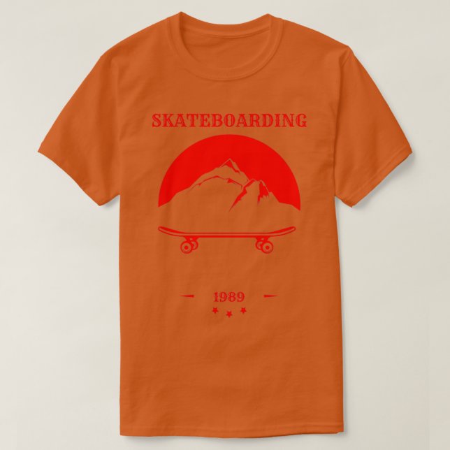 Camiseta Skateboarding 42 (Diseño del anverso)