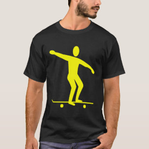 Camiseta Skateboarding - Amarilla