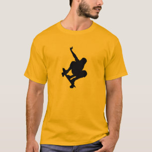 Camiseta Skateboarding amarillo-naranja