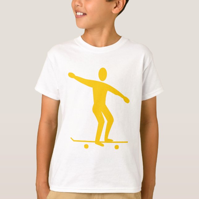Camiseta Skateboarding - Amber (Anverso)