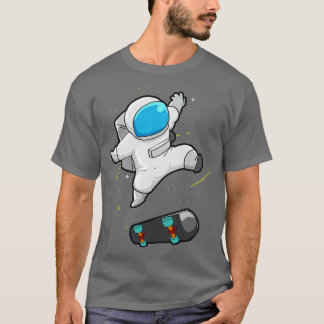 Camiseta Skateboarding Astronauta