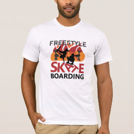 Camiseta Skateboarding de estilo libre