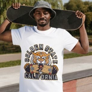 Camiseta Skateboarding de Golden State en California