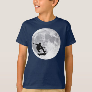 Camiseta Skateboarding de la luna
