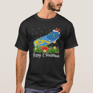 Camiseta Skateboarding Deportes Competición Santa Skateboar