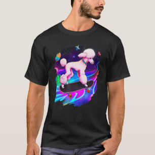 Camiseta Skateboarding en el espacio ultraterrestre Retro V