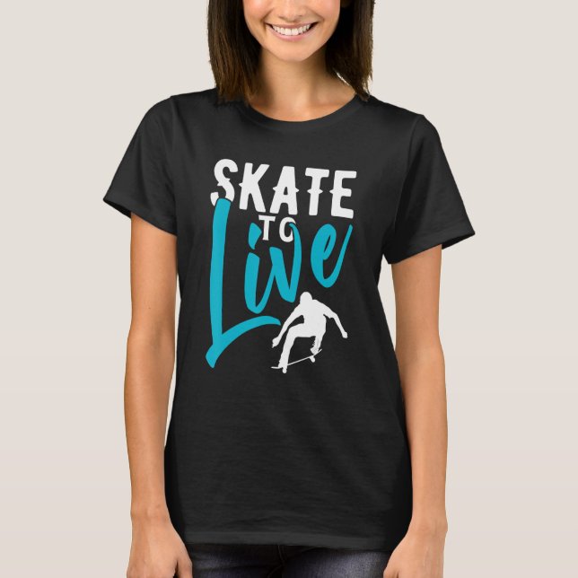 Camiseta Skateboarding En Vivo (Anverso)