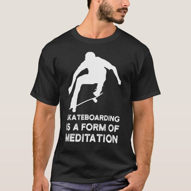 Camiseta Skateboarding Es Una Forma De Patinar (Anverso)