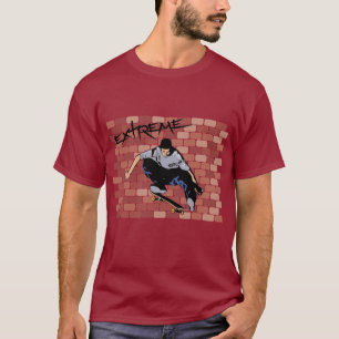 Camiseta Skateboarding extremo