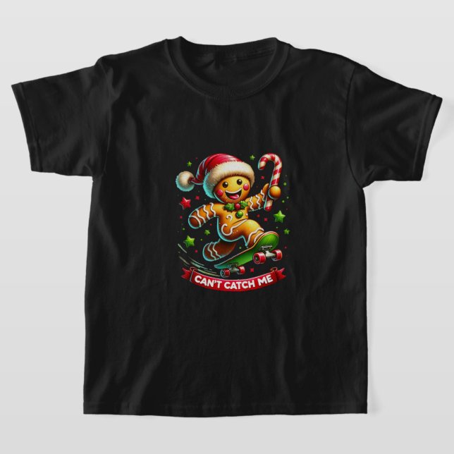 Camiseta Skateboarding Gingerbread Joy (Distribución)