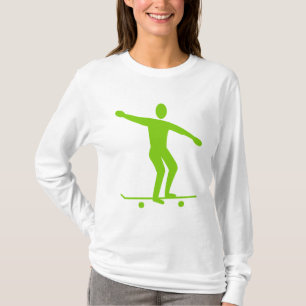Camiseta Skateboarding - Martian Green