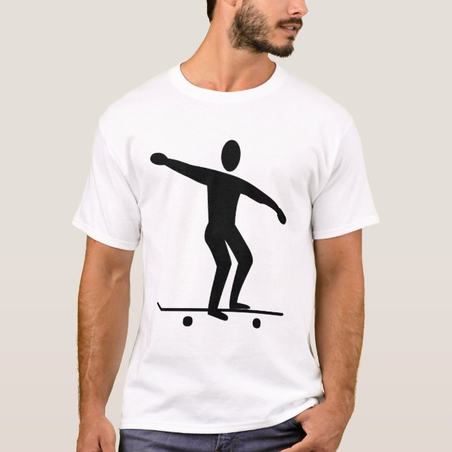 Camiseta Skateboarding - Negro (Anverso)