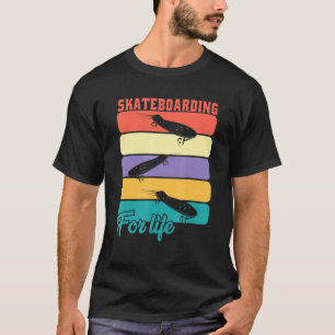 Camiseta Skateboarding para la Vida