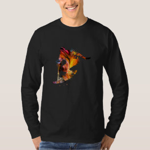 Camiseta Skateboarding Para Skateboarder Retro V