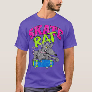 Camiseta Skateboarding Rat Retro Molesto