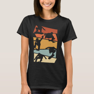Camiseta Skateboarding Retro Boarder Stunt Fun S