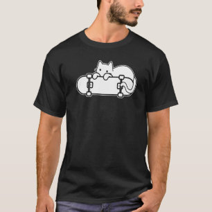 Camiseta Skateboarding Shy Cat Shy