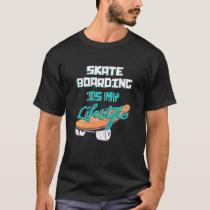 Camiseta Skateboarding Skate Boarding Life Skatin