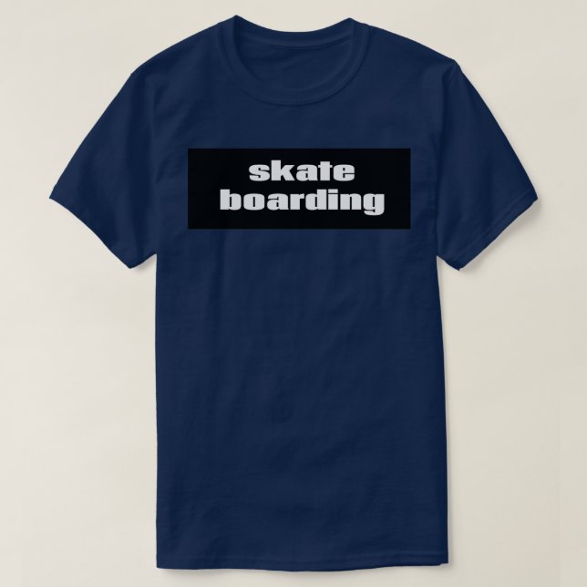 Camiseta Skateboarding Skate Boarding Skateboard 1 (Diseño del anverso)