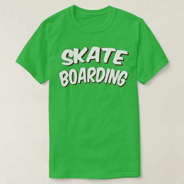 Camiseta Skateboarding Skate Boarding Skateboard 1 (Diseño del anverso)