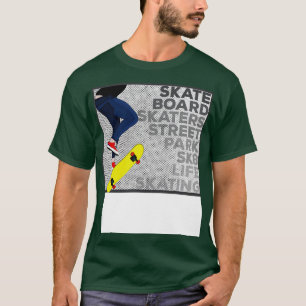 Camiseta Skateboarding Skate Sk8 Life Skate