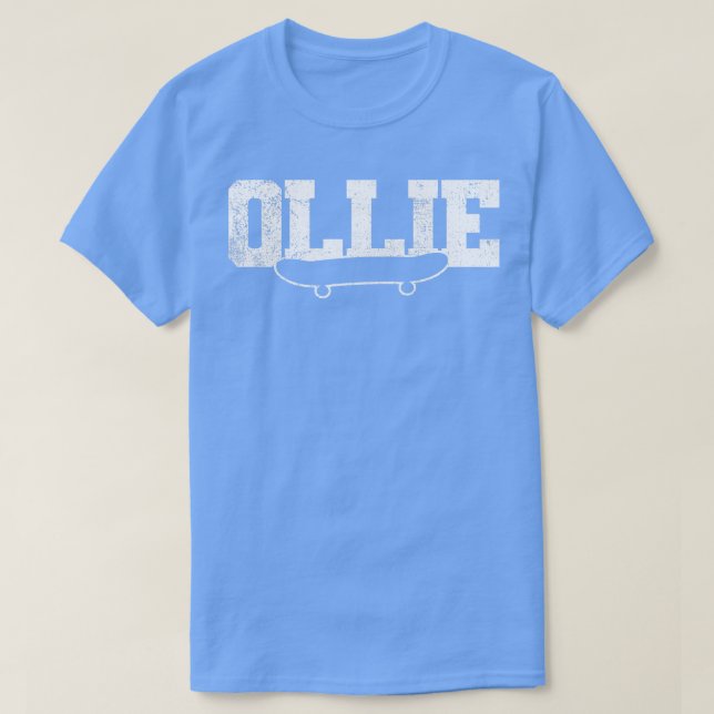 Camiseta Skateboarding Skateboard Ollie (Diseño del anverso)