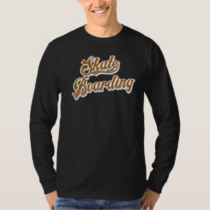 Camiseta Skateboarding Skateboard Skateboard Skateboard Ret