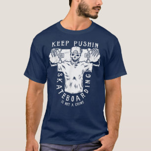 Camiseta Skateboarding Skateboard Skeleton Halloween Skateb