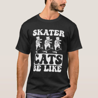 Camiseta Skateboarding - Skateboarder Skateboard Cat