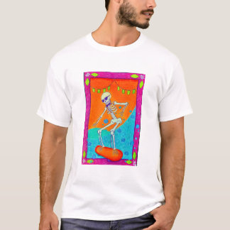 Camiseta Skateboarding Skeleton