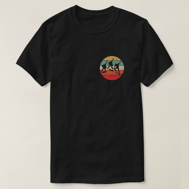 Camiseta Skateboarding - Vintage Retro Skateboarder (Diseño del anverso)