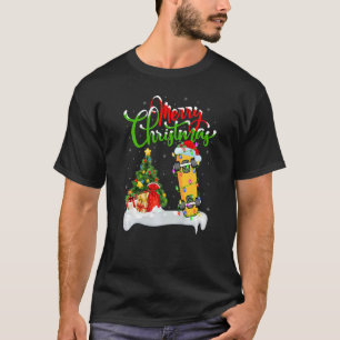Camiseta Skateboarding Xmas Decoraciones Skateboarding Chri