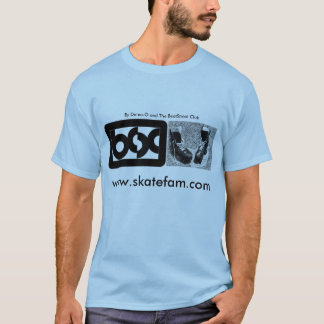 Camiseta Skatefam.com - por la 1ra versión de la Dama-o