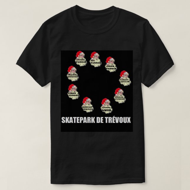 CAMISETA SKATEPARK DE TRÉVOUX (Diseño del anverso)