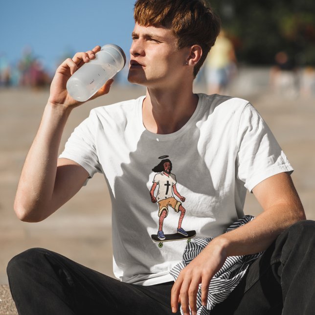 Camiseta Skater Angel Cartoon Skateboard Streetwear Tee (Subido por el creador)
