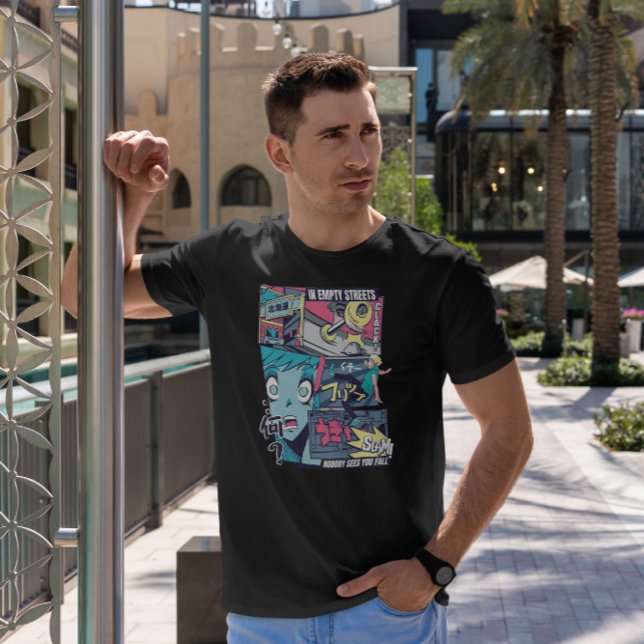 Camiseta Skater Anime Vaporwave (Subido por el creador)