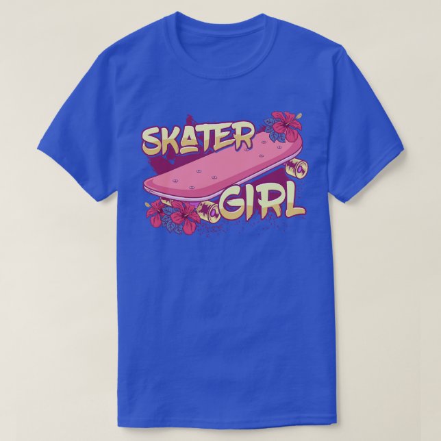 Camiseta Skater Chica Skateboard (Diseño del anverso)