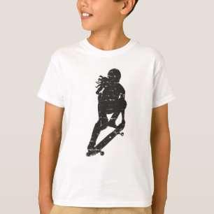 Camiseta Skater Chica Skateboard Sk8 Patinaje Divertido Ide