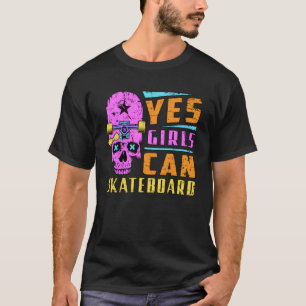 Camiseta Skater Chica Skateboard Skate Sk8 Gift Idea