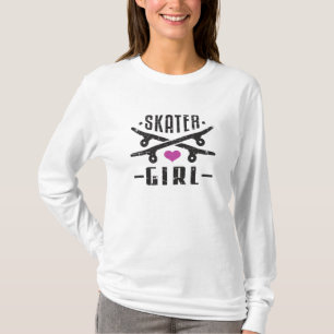Camiseta Skater Chica Skateboard Skateboard Skate Sk8 Skate