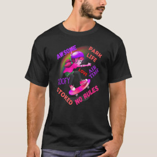 Camiseta Skater Chica Skater Skate How I Rollget F