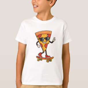 Camiseta Skater de Pizza Cool